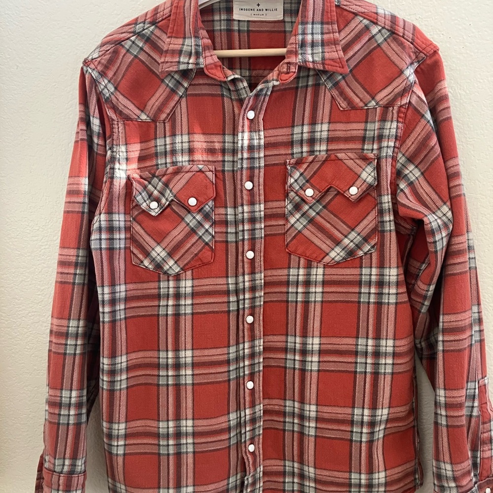 Imogene and Willie Japanese flannel plaid shirt Men’s medium